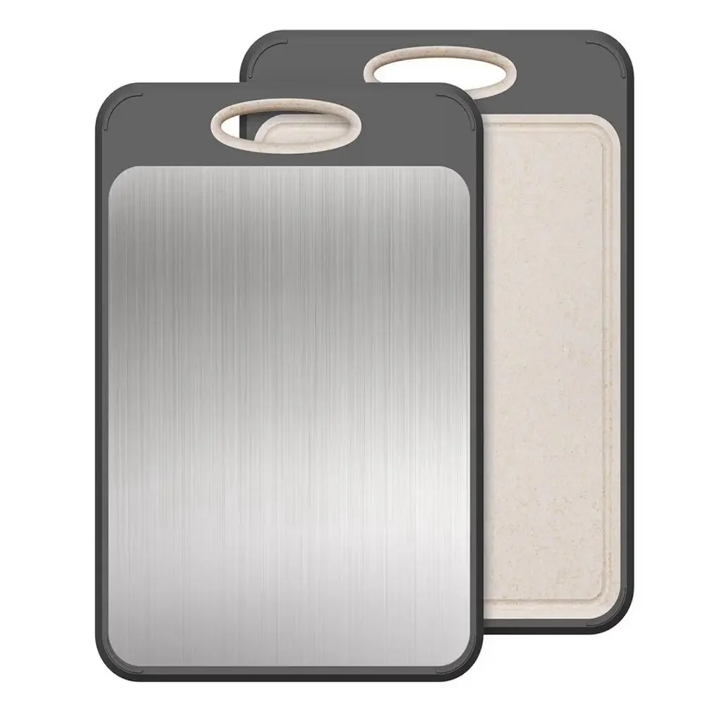 Stainless Steel Cutting Board Double Sided Large Size (16